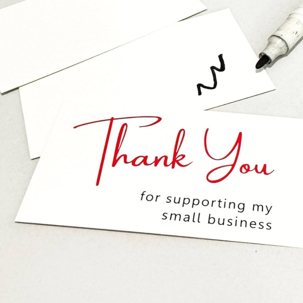 40 COUNT- ❤️Thank You Cards For Buyers❤️ - Picture 2 of 2